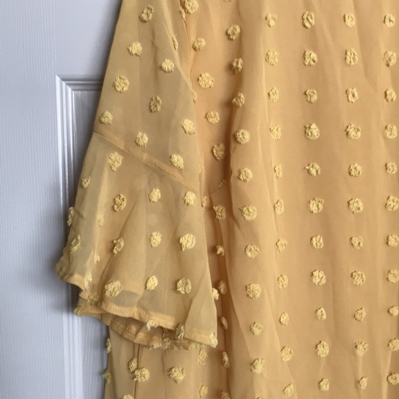 Yellow mini tent dress Size XL . NWOT - Picture 5 of 8